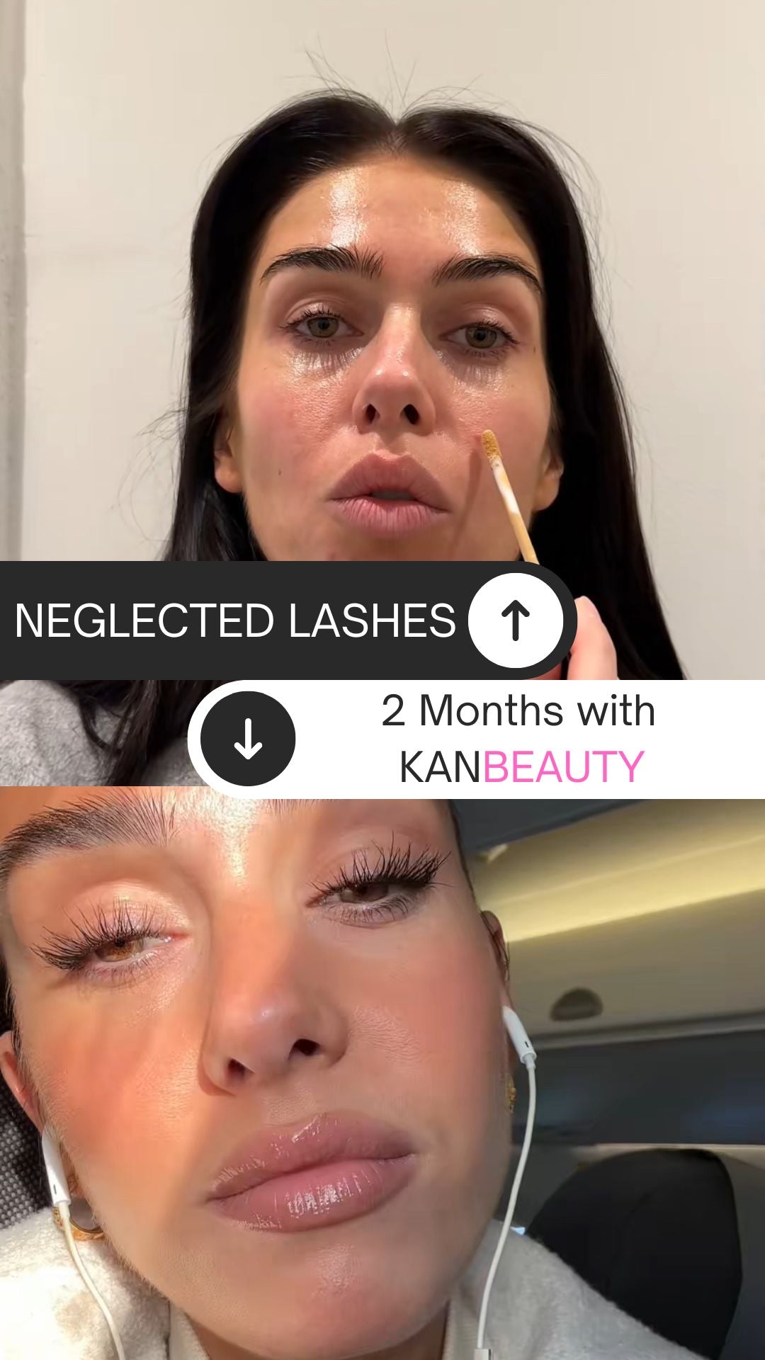 KANBEAUTY - Eyelash Growth Serum for Sensitive Eyes – Prostaglandin-Free, Vegan-Friendly, Natural Ingredients, Peptide-Powered – Visible Results in 3–5 Weeks